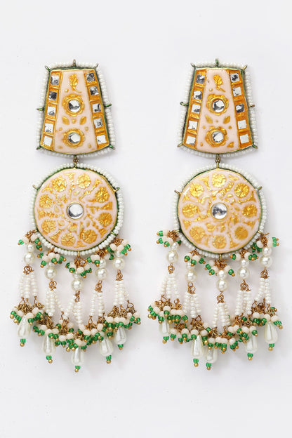 Meenakari Dangler Earrings 