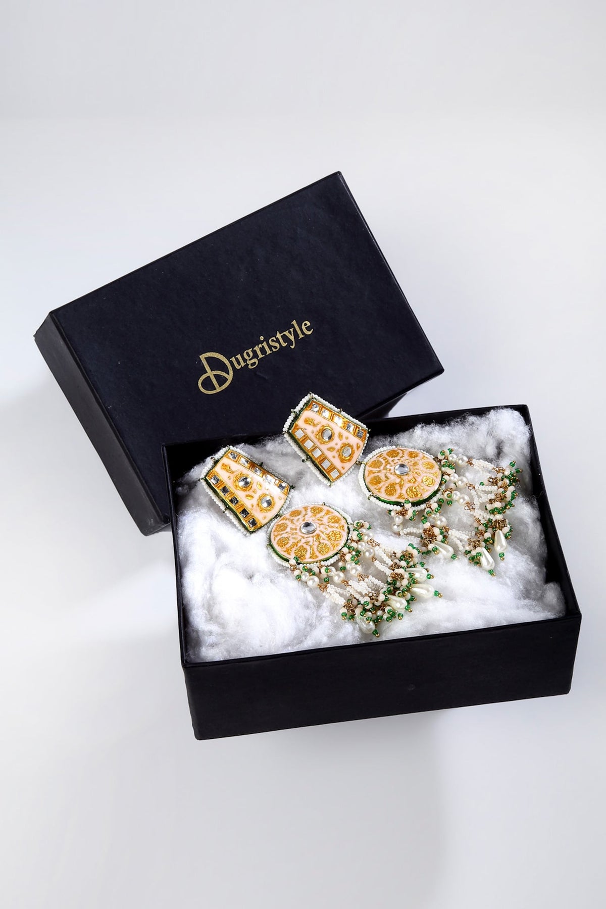 Meenakari Dangler Earrings 