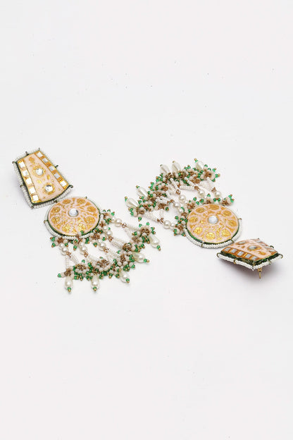 Meenakari Dangler Earrings 