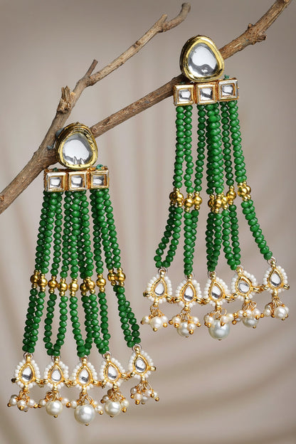 Kundan Dangler Earrings 