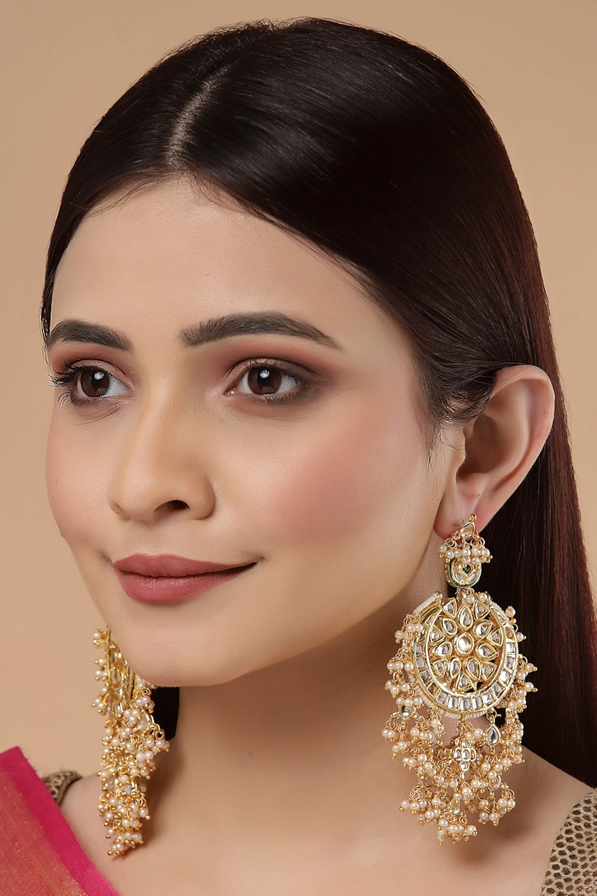 Kundan Floral Earrings 