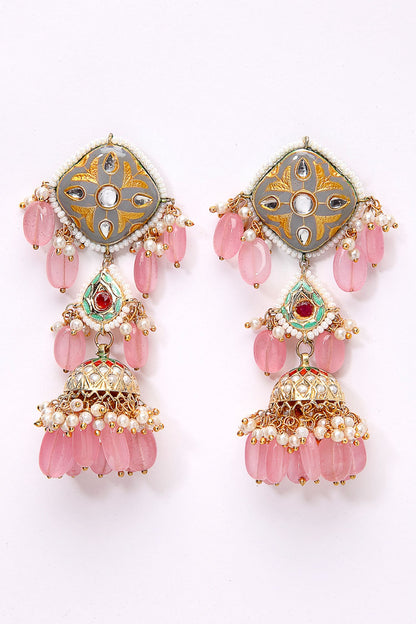 Meenakari Jhumkas 