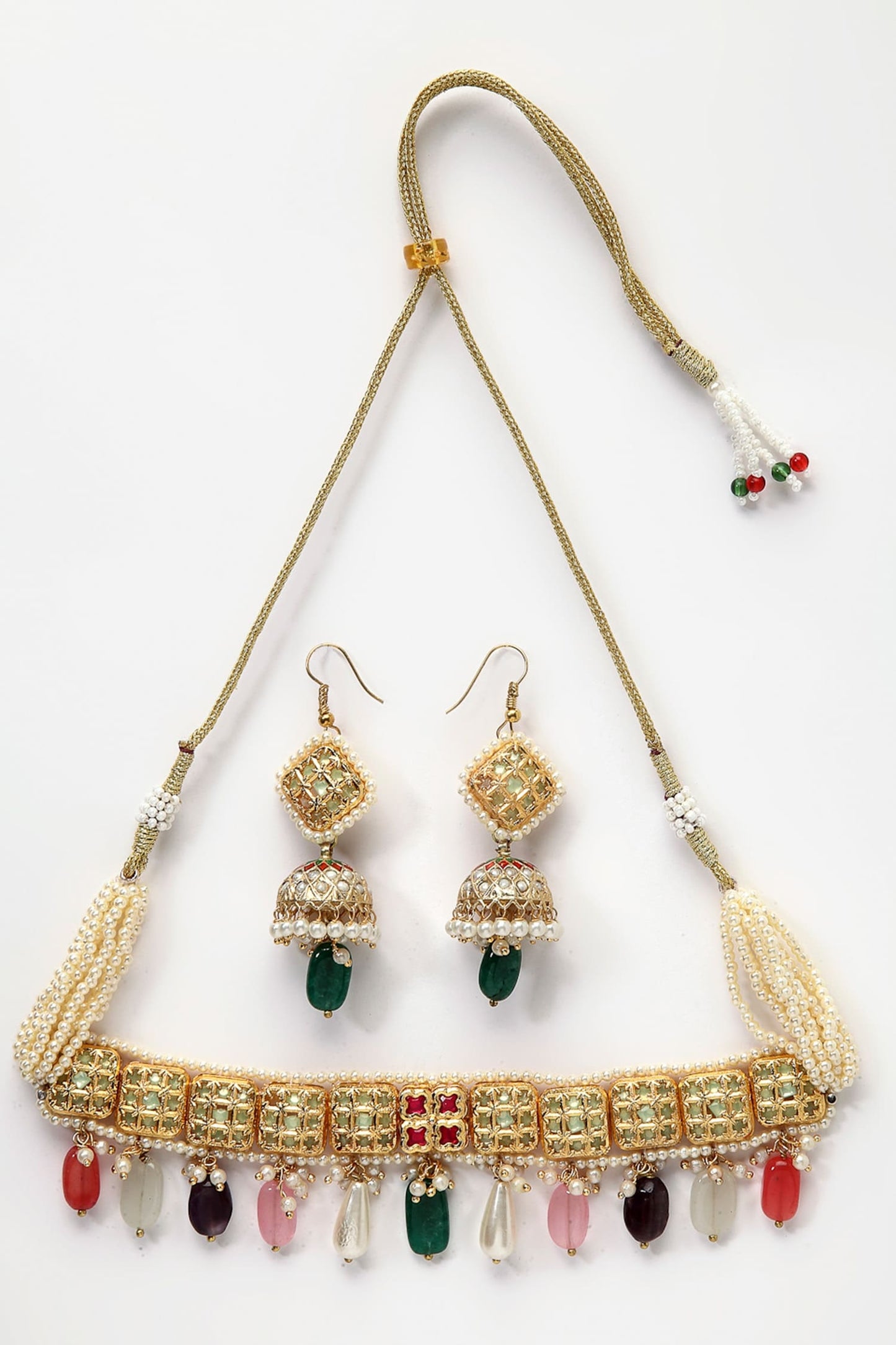 Carved Necklace Set 