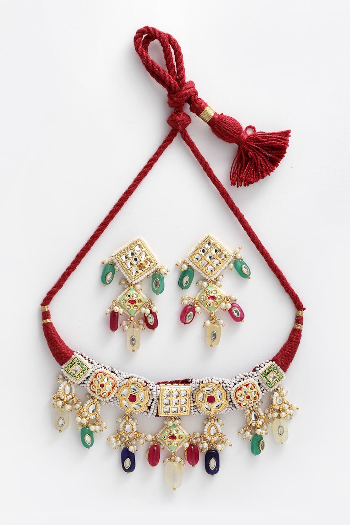 Beaded Choker Set 
