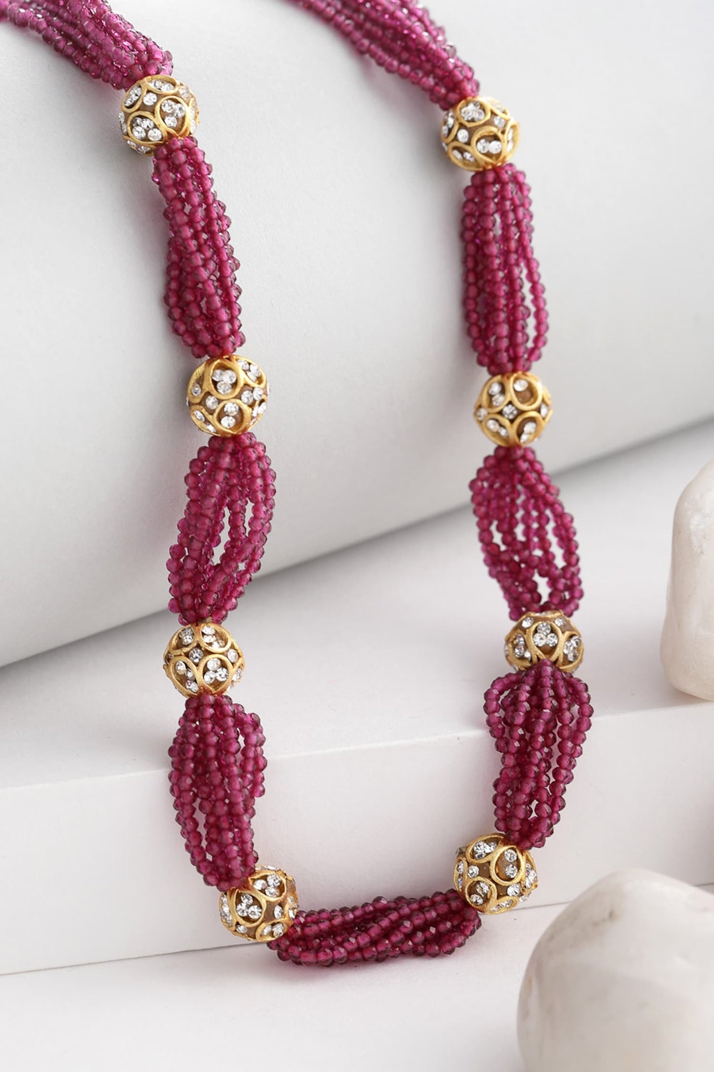 Stone Embellished Necklace 