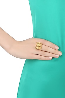 Gold Plated Handcrafted "Mini Meend" Ring