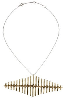 Antique Finish " Meyttu Expanse" Long Necklace