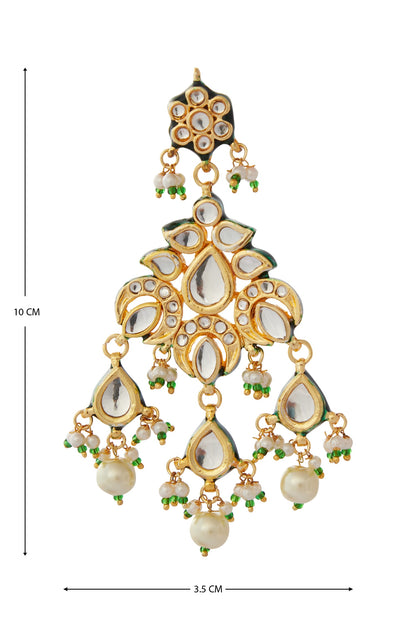 Kundan Dangler Earrings 