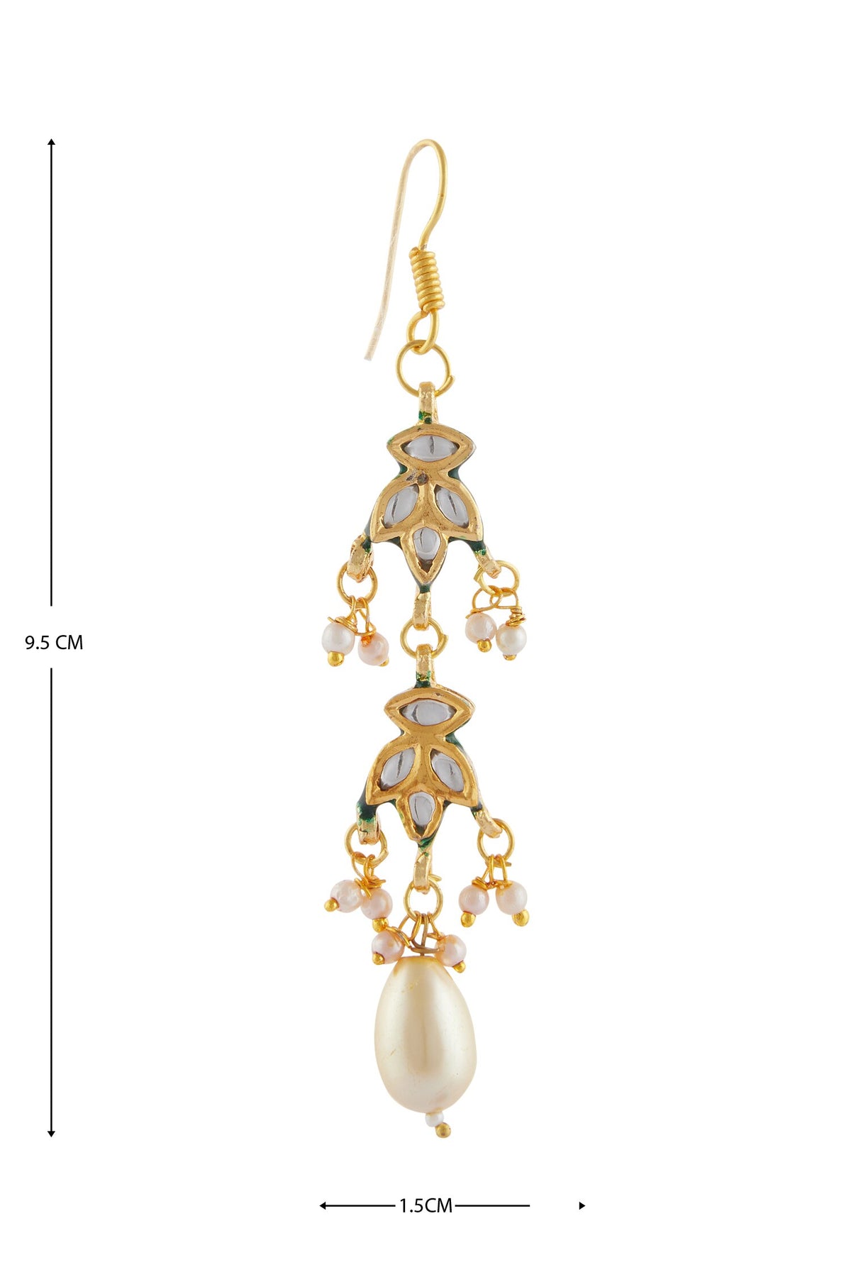 Kundan Dangler Earrings 