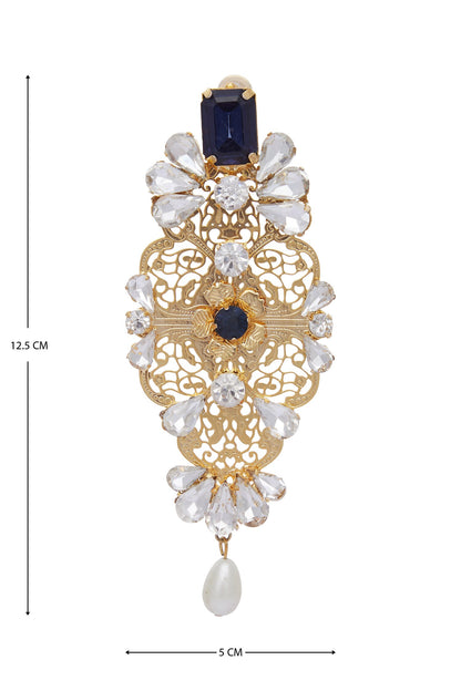 Structured stone earrings 