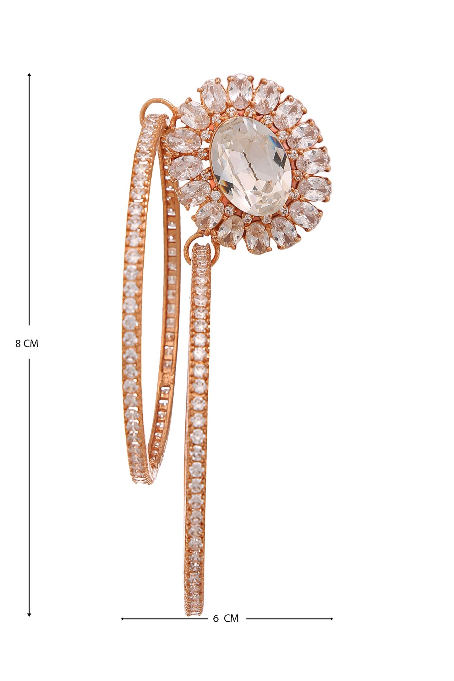 Crystal Hoops 