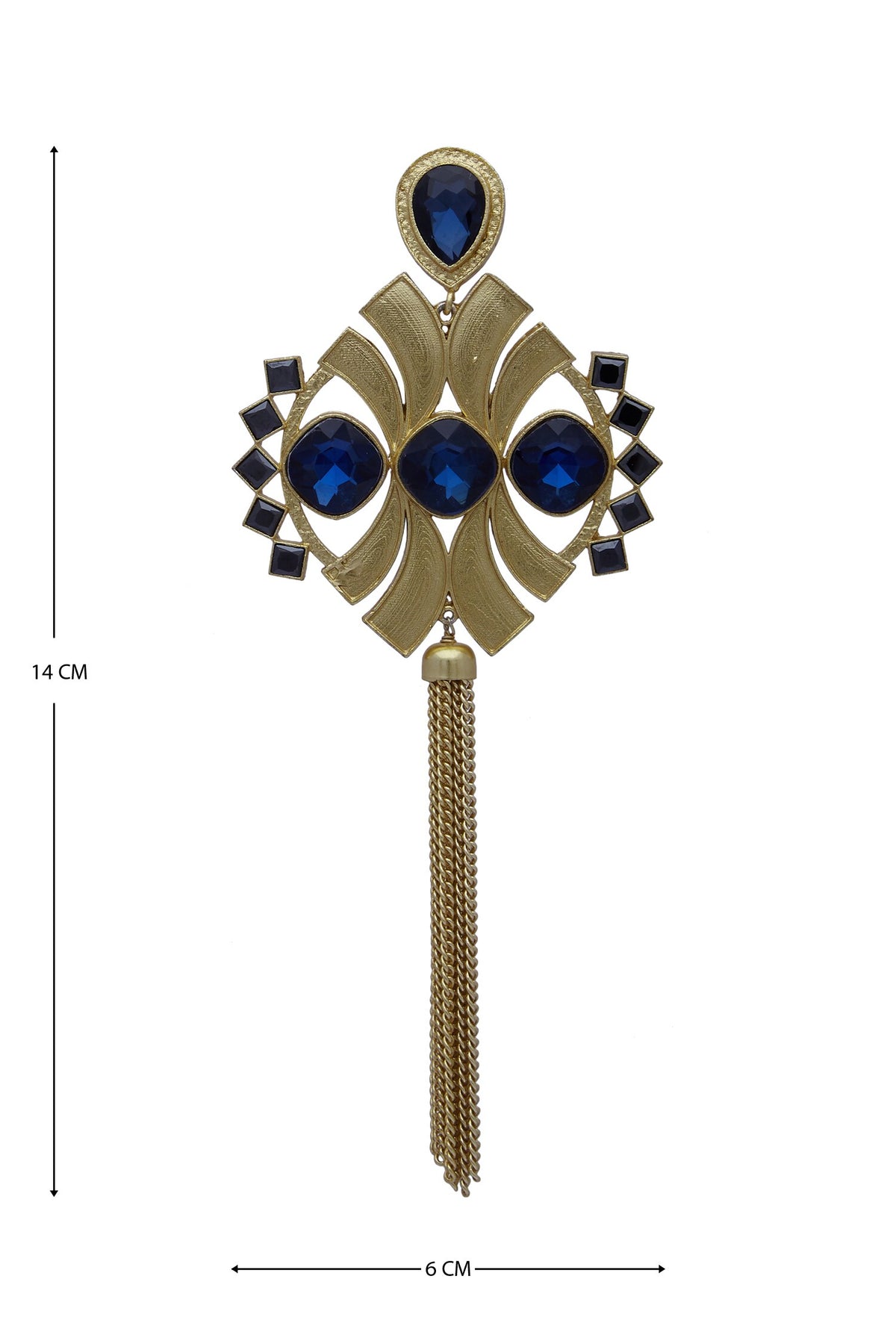 Symmetric Tassel earrings 