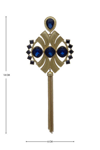 Symmetric Tassel earrings 