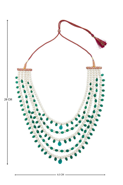 Layered Bead Necklace 
