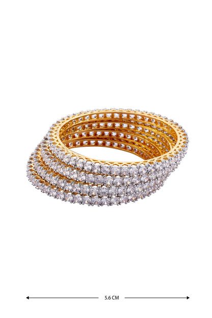 Crystal Bangles Set of 4 