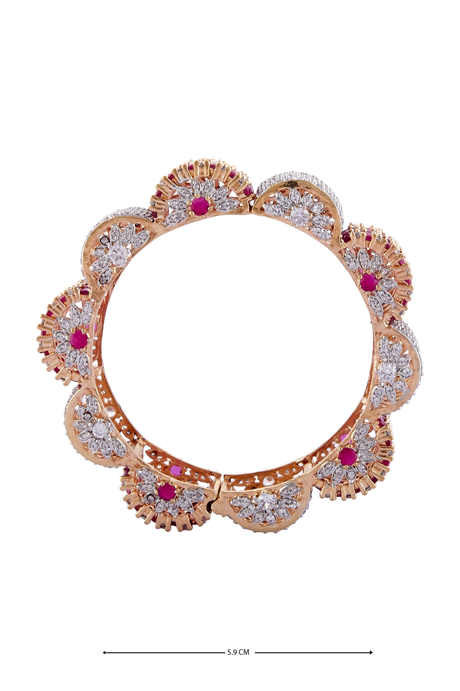 Floral Shaped Bangle Single pc 