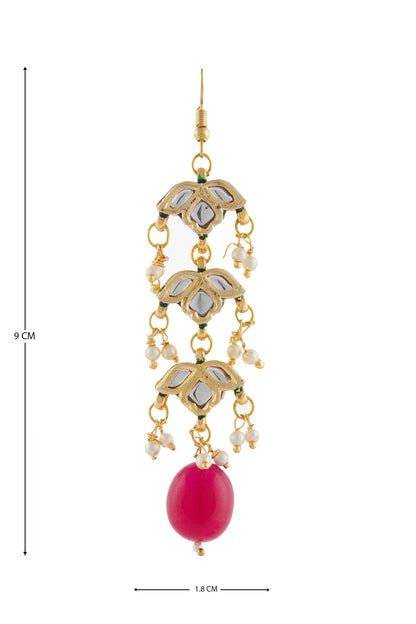 Kundan Dangler Earrings 