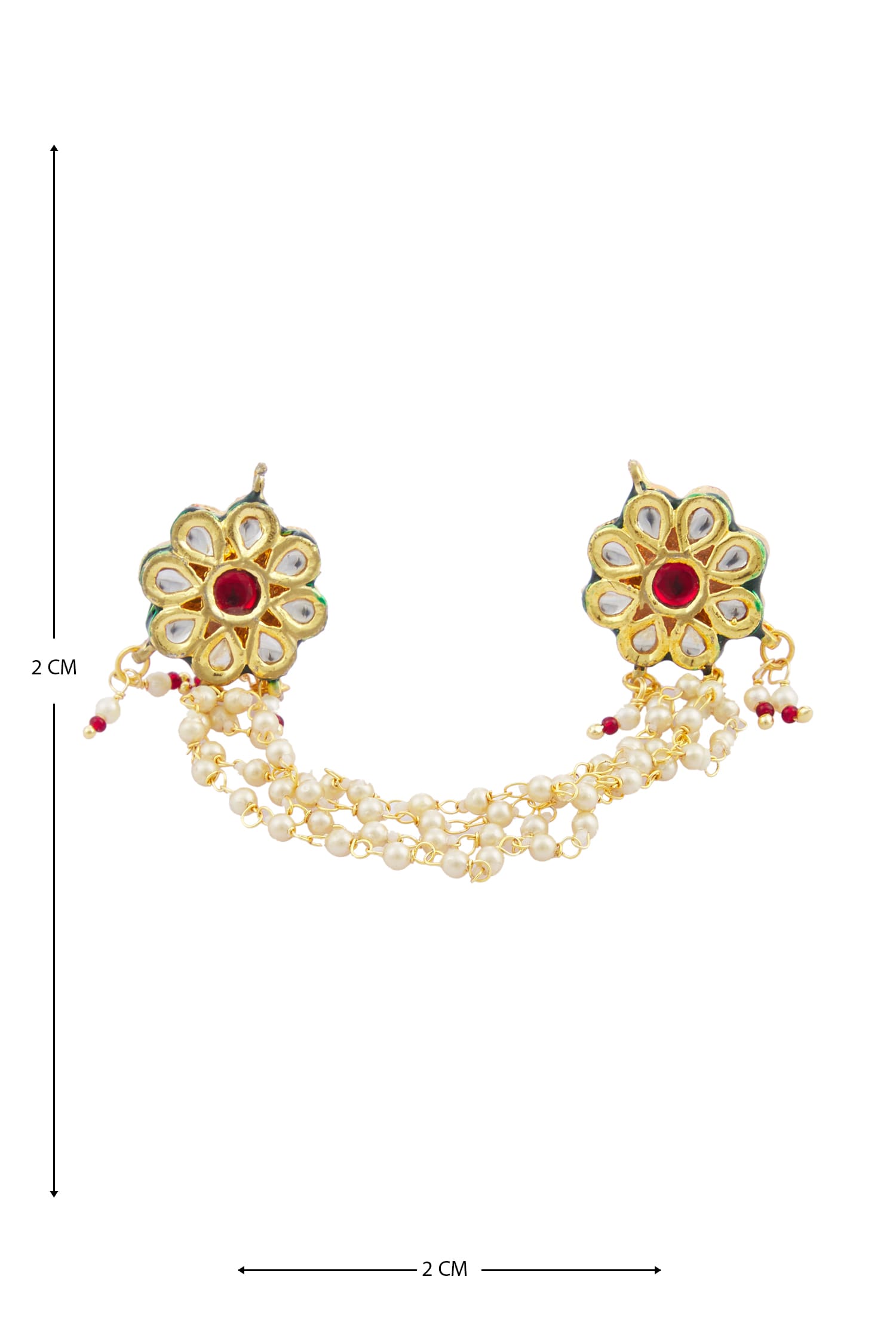 Kundan Floral Ring 