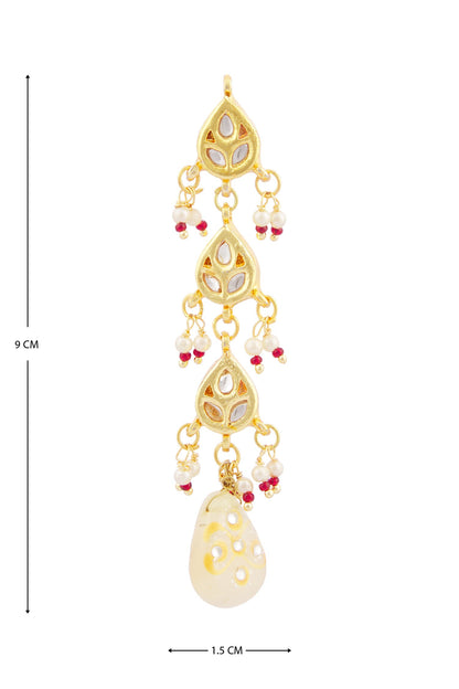 Kundan Tiered Danglers 