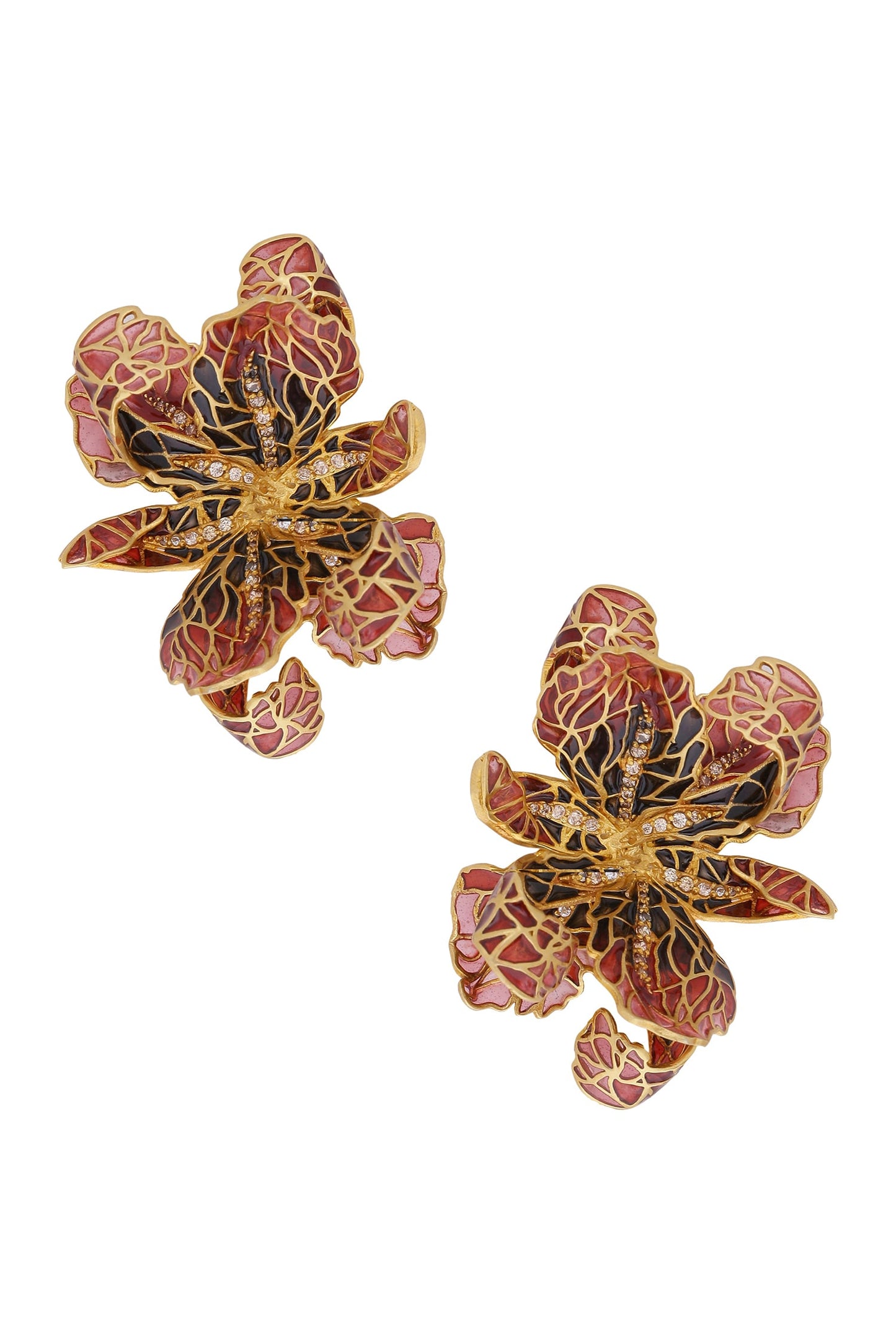 Handcrafted Floral Studs 