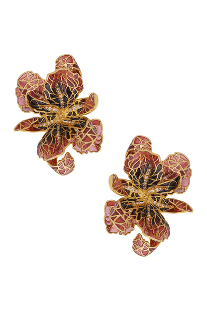 Handcrafted Floral Studs 