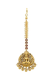 Gold Plated Temple Maang Tikka