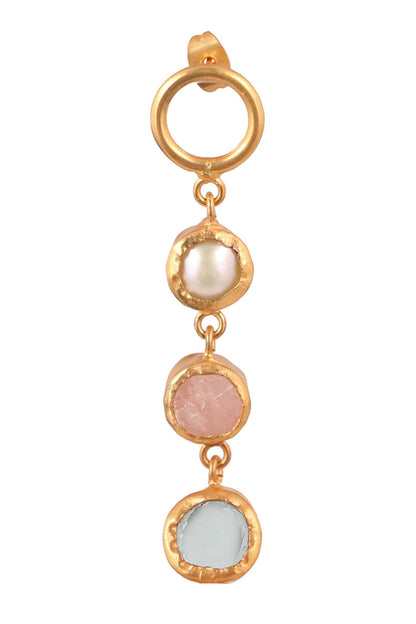 Studded Dangler Earrings 