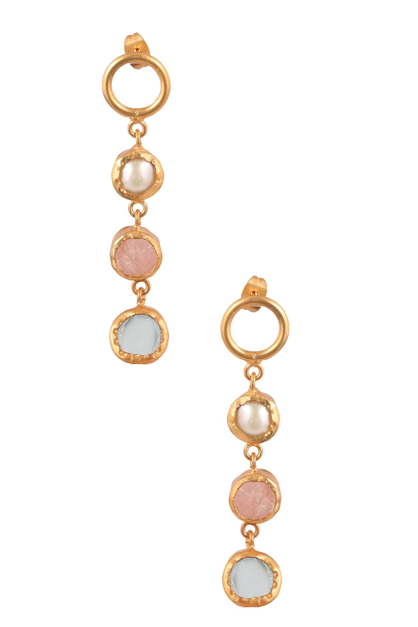 Studded Dangler Earrings 