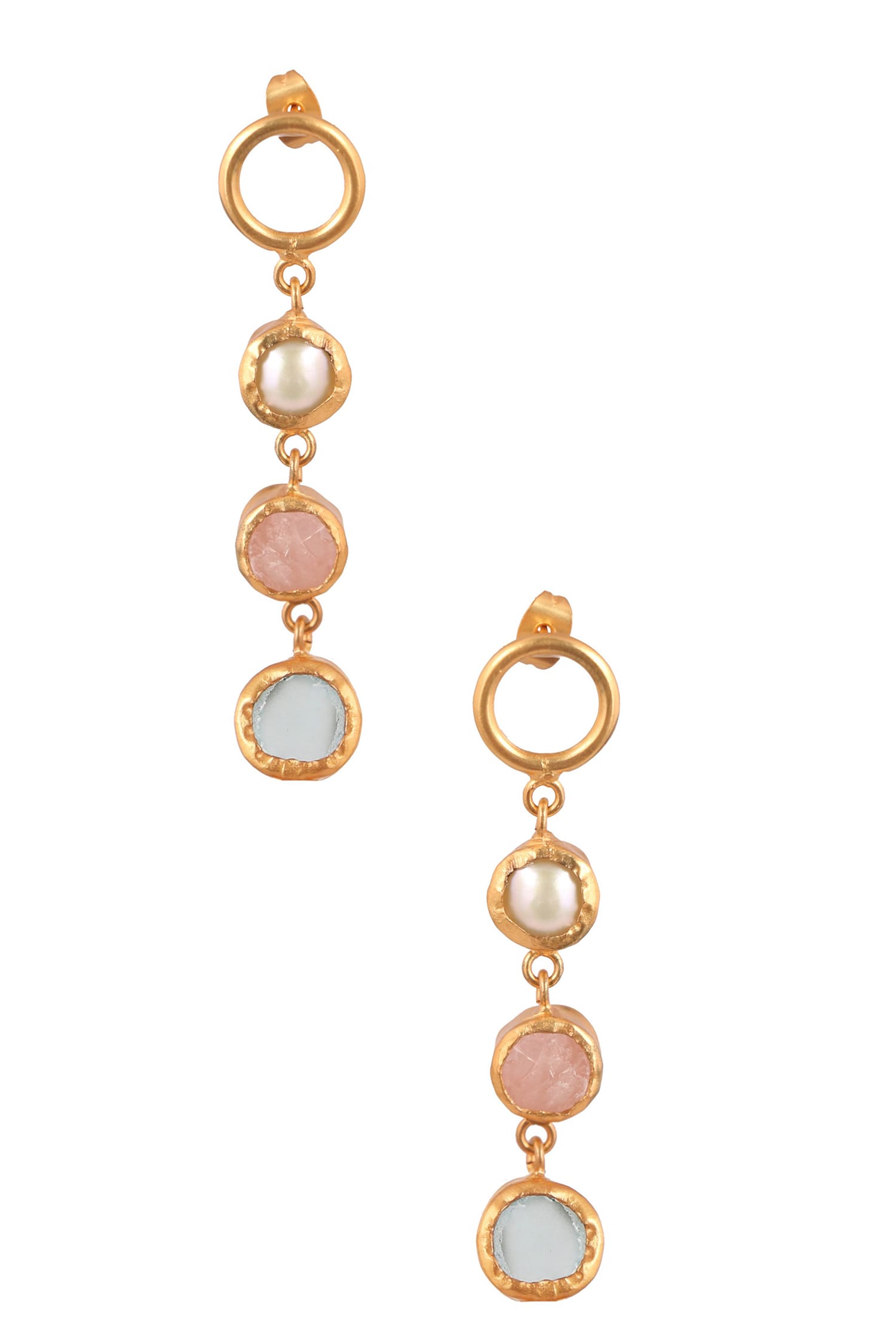 Studded Dangler Earrings 