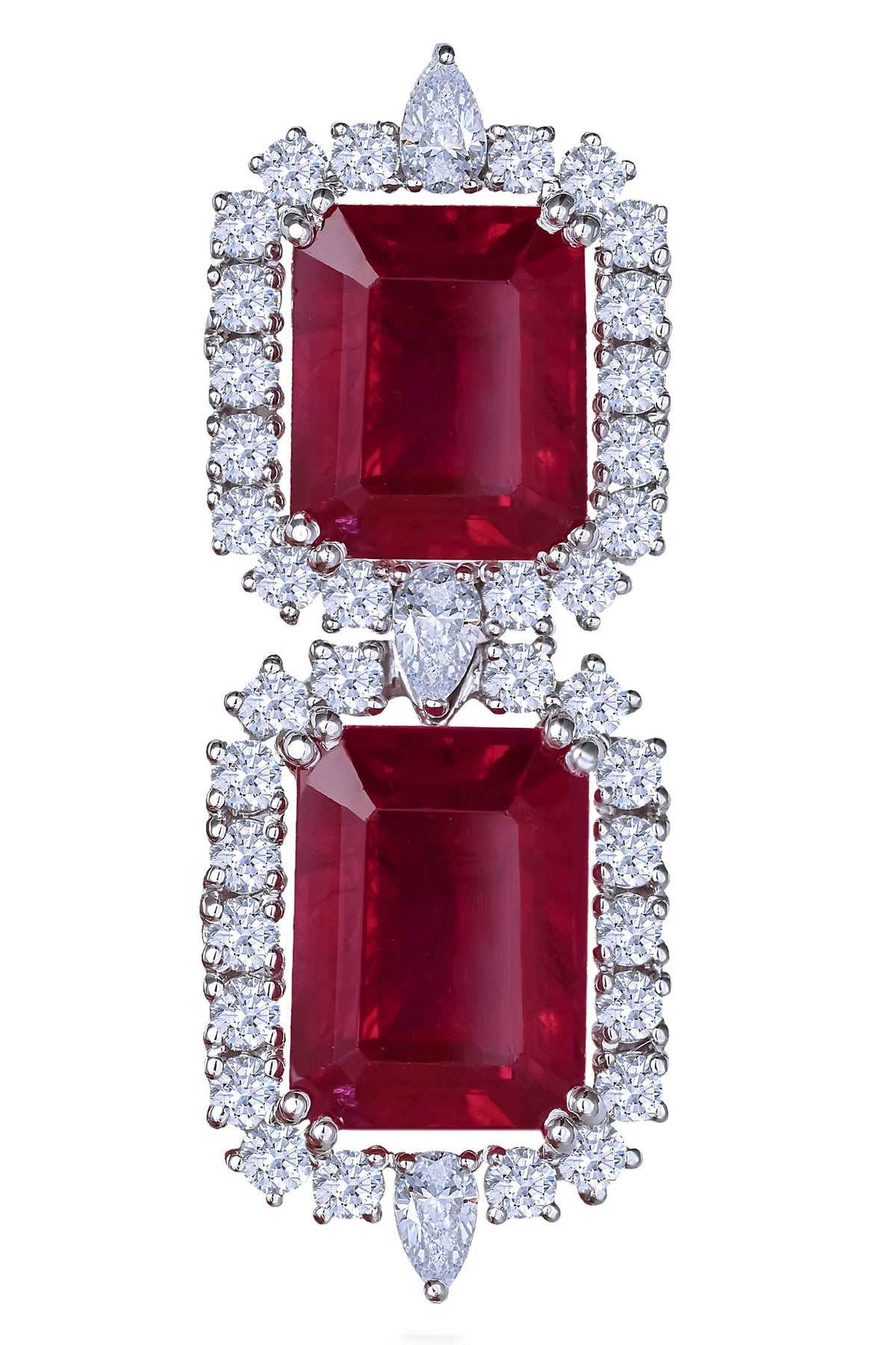 Geometric Swarovski Zirconia Danglers 