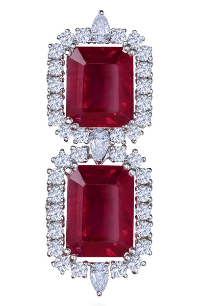 Geometric Swarovski Zirconia Danglers 