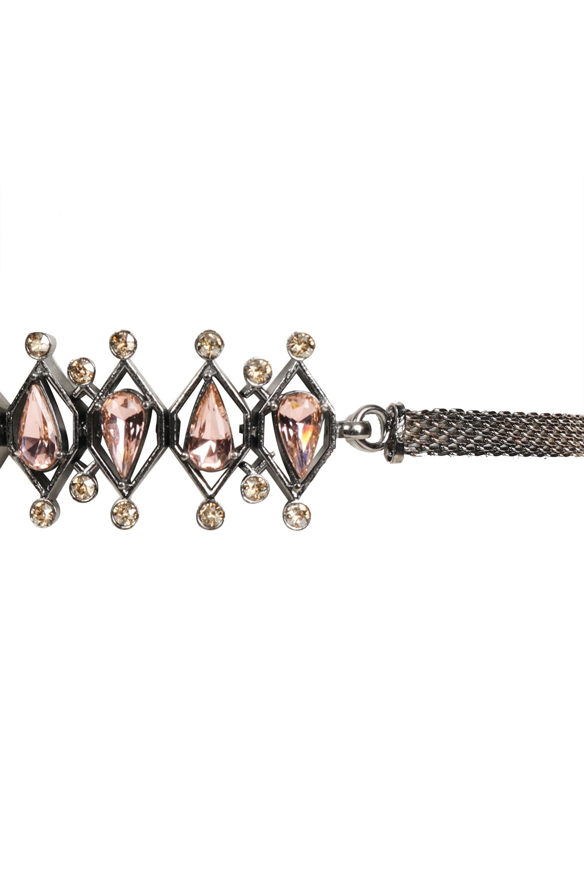 Crystal Teardrop Choker 