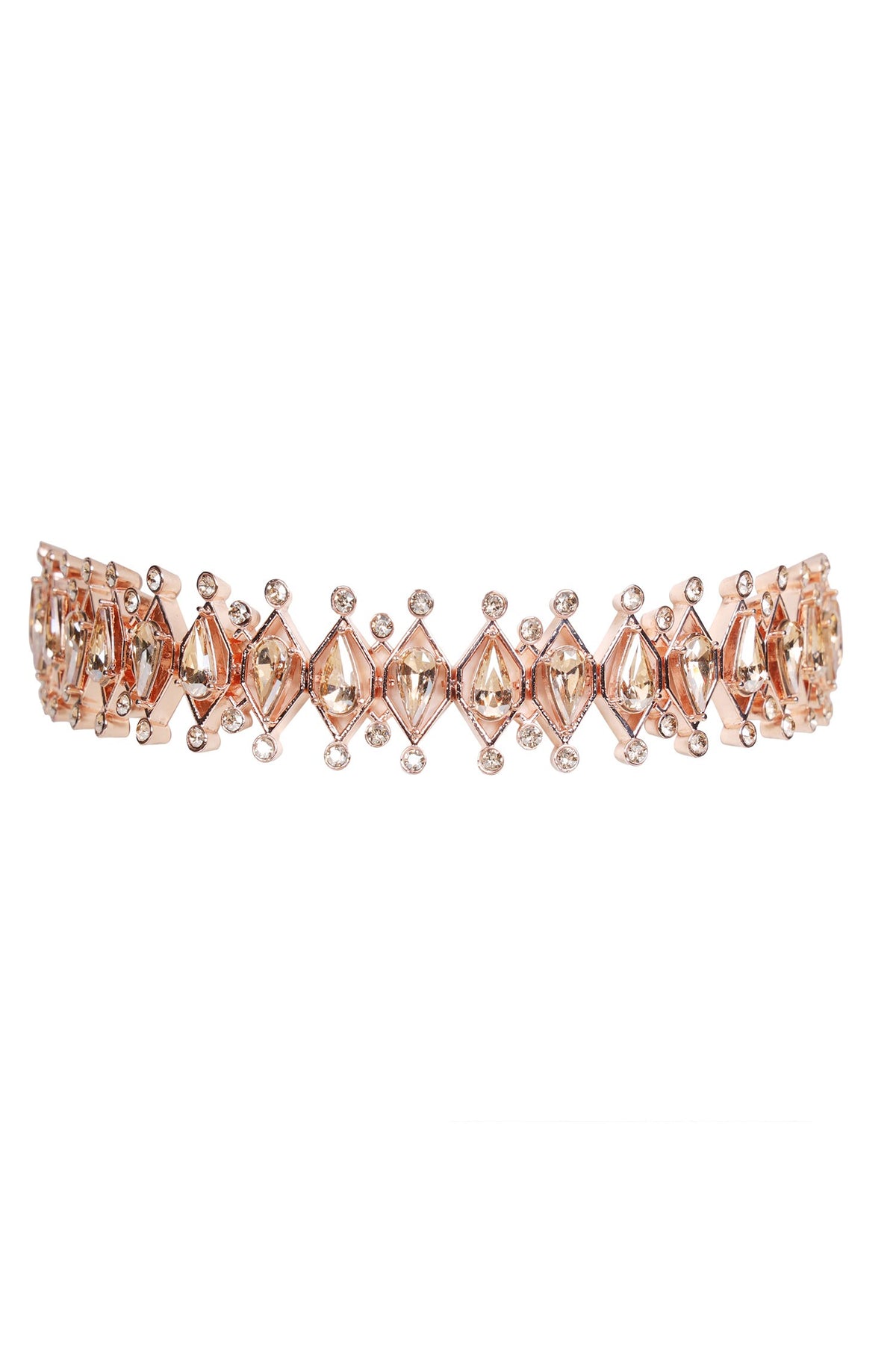 Crystal Teardrop Choker 