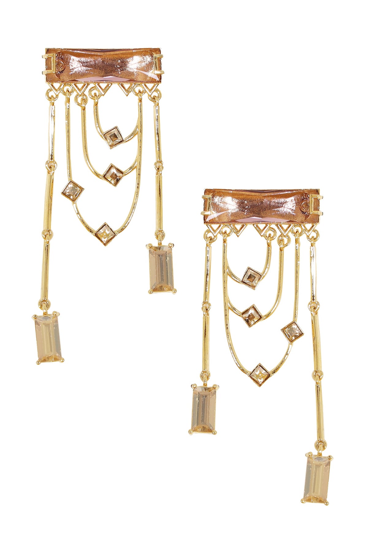 Crystal Chain Danglers 