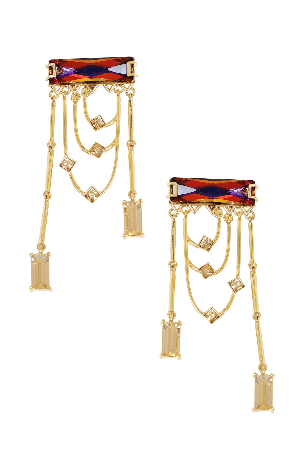 Crystal Chain Danglers 