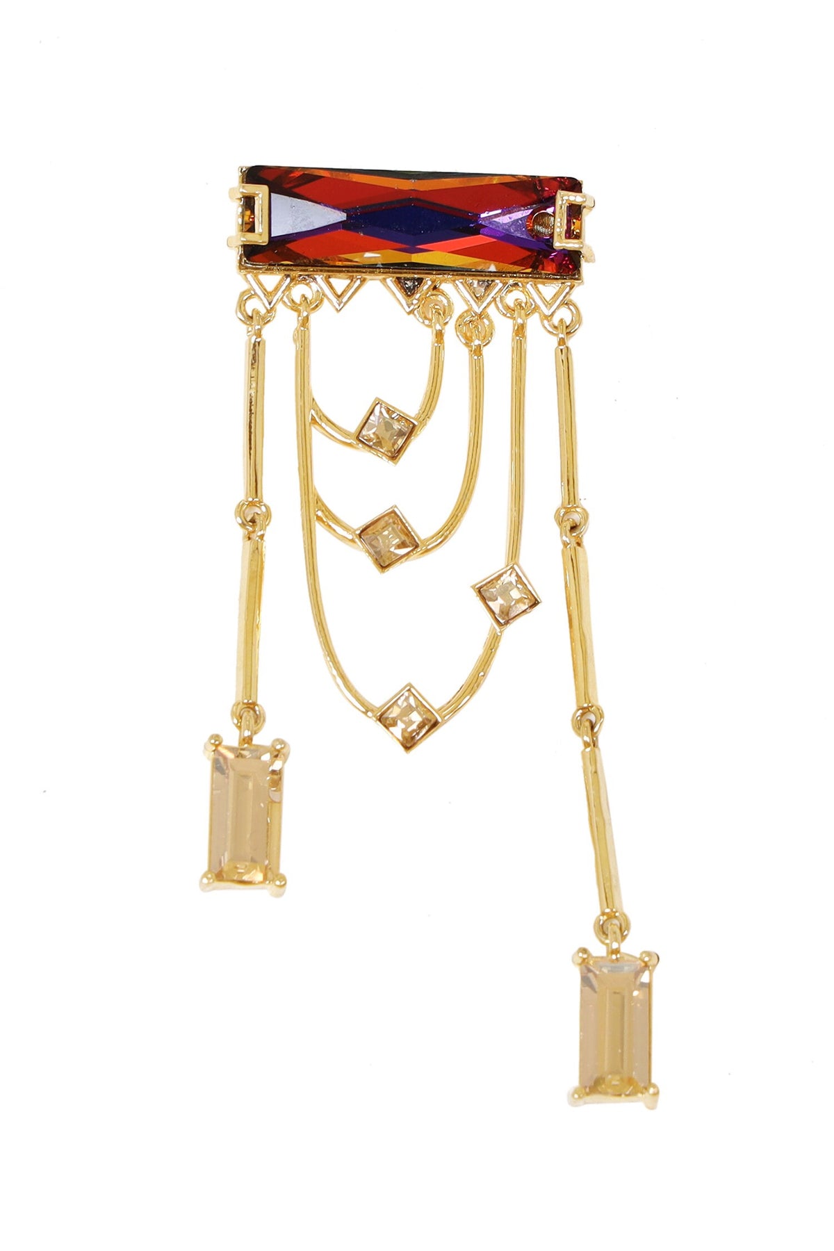 Crystal Chain Danglers 