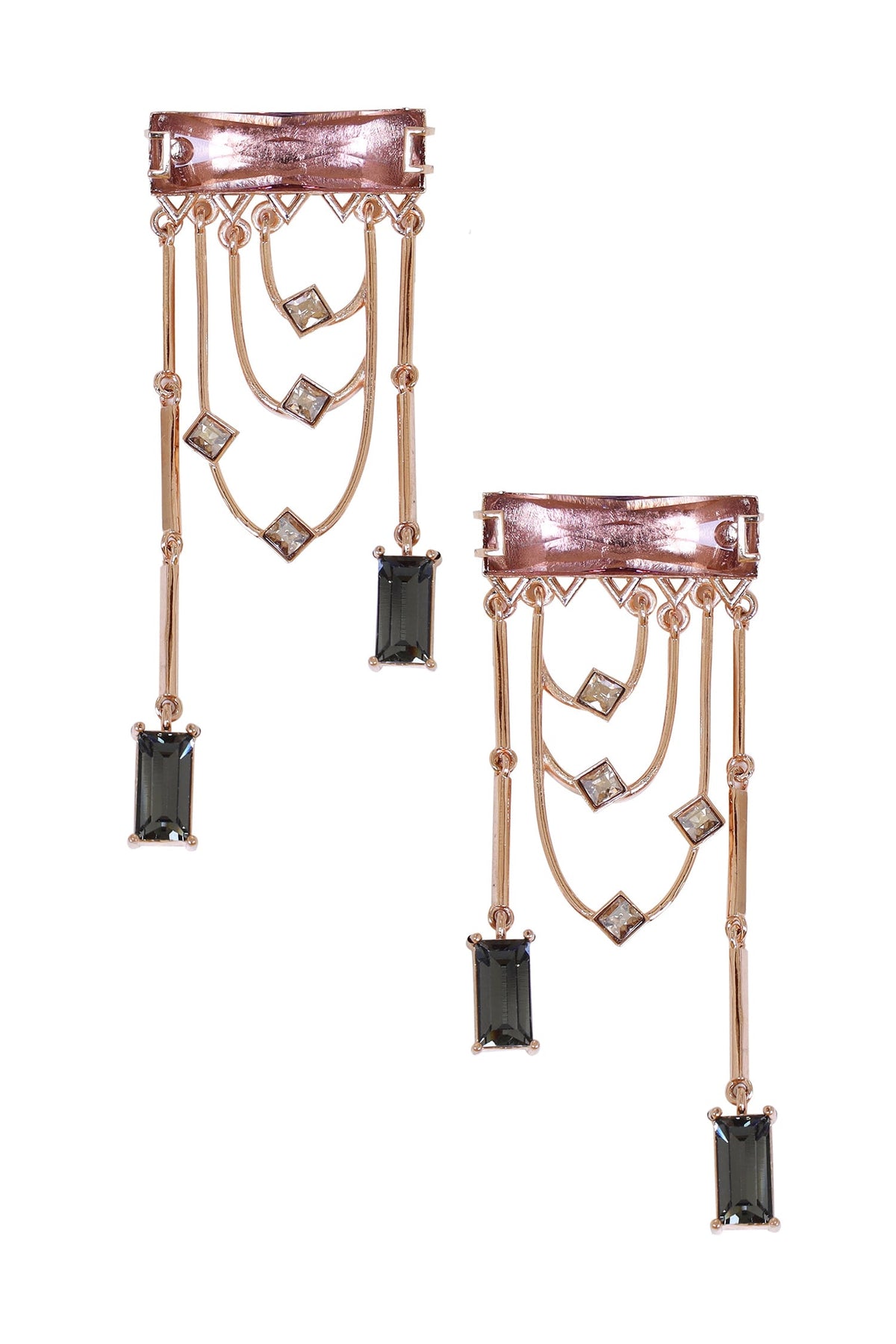 Crystal Chain Danglers 
