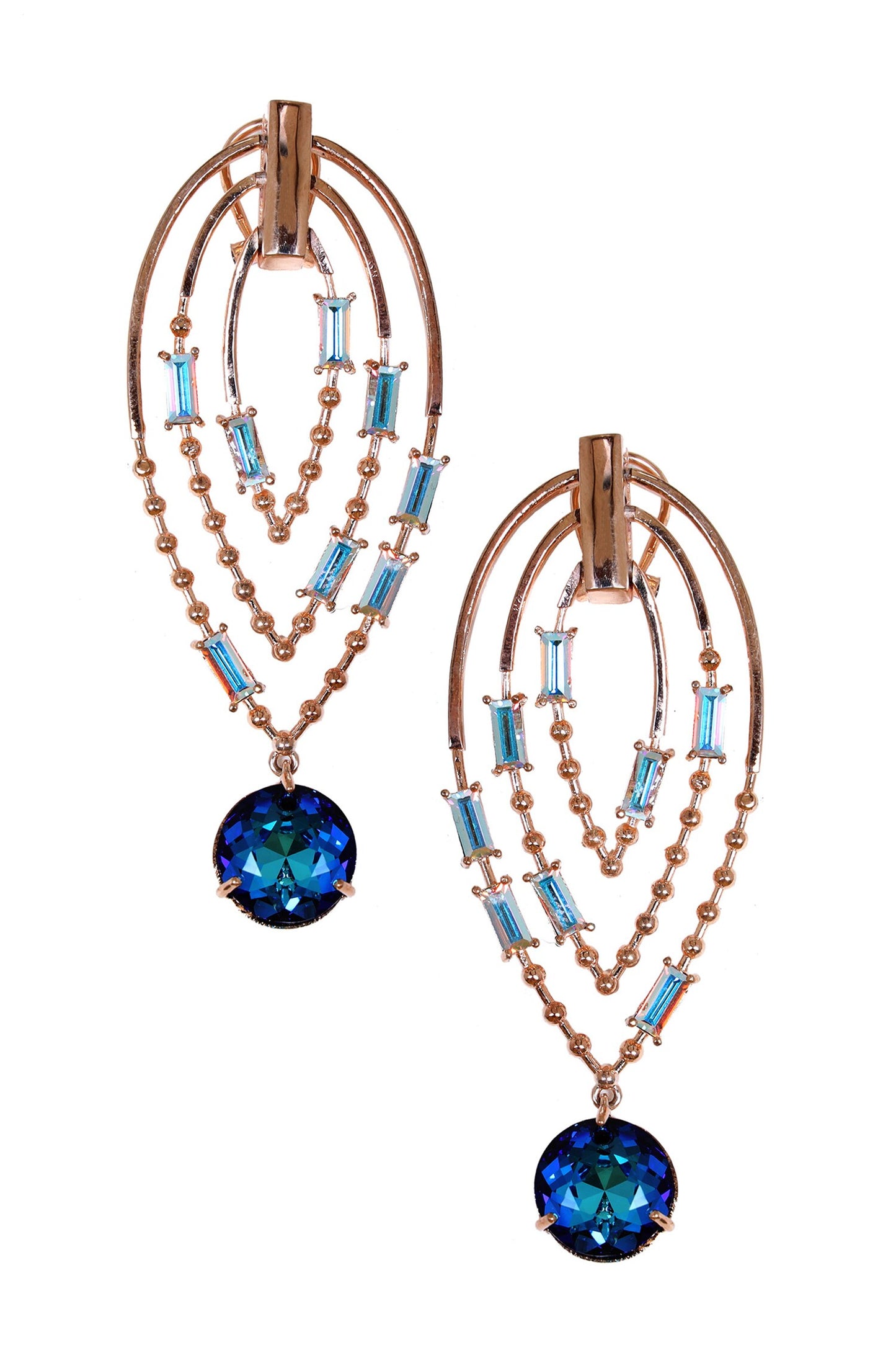 Crystal Cutwork Danglers 