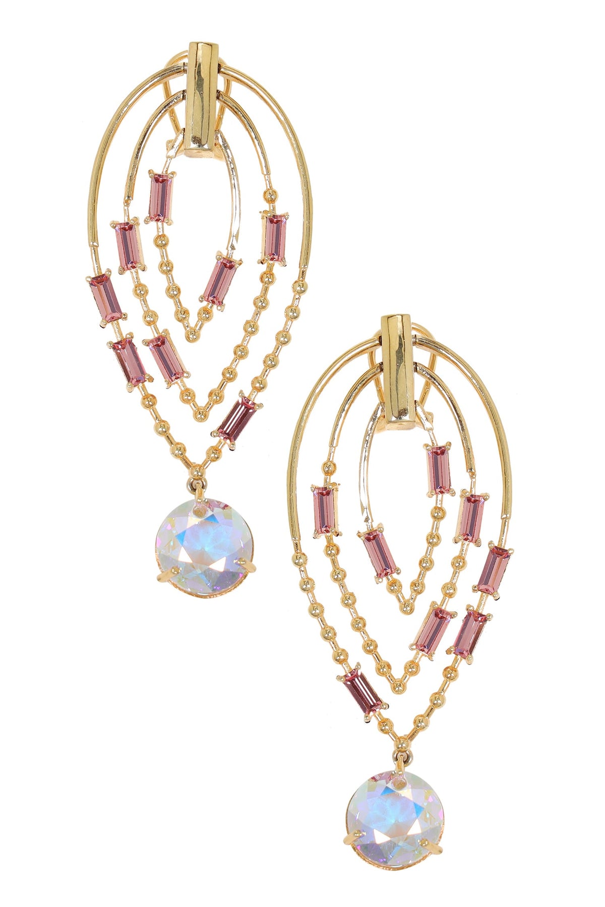 Crystal Cutwork Danglers 