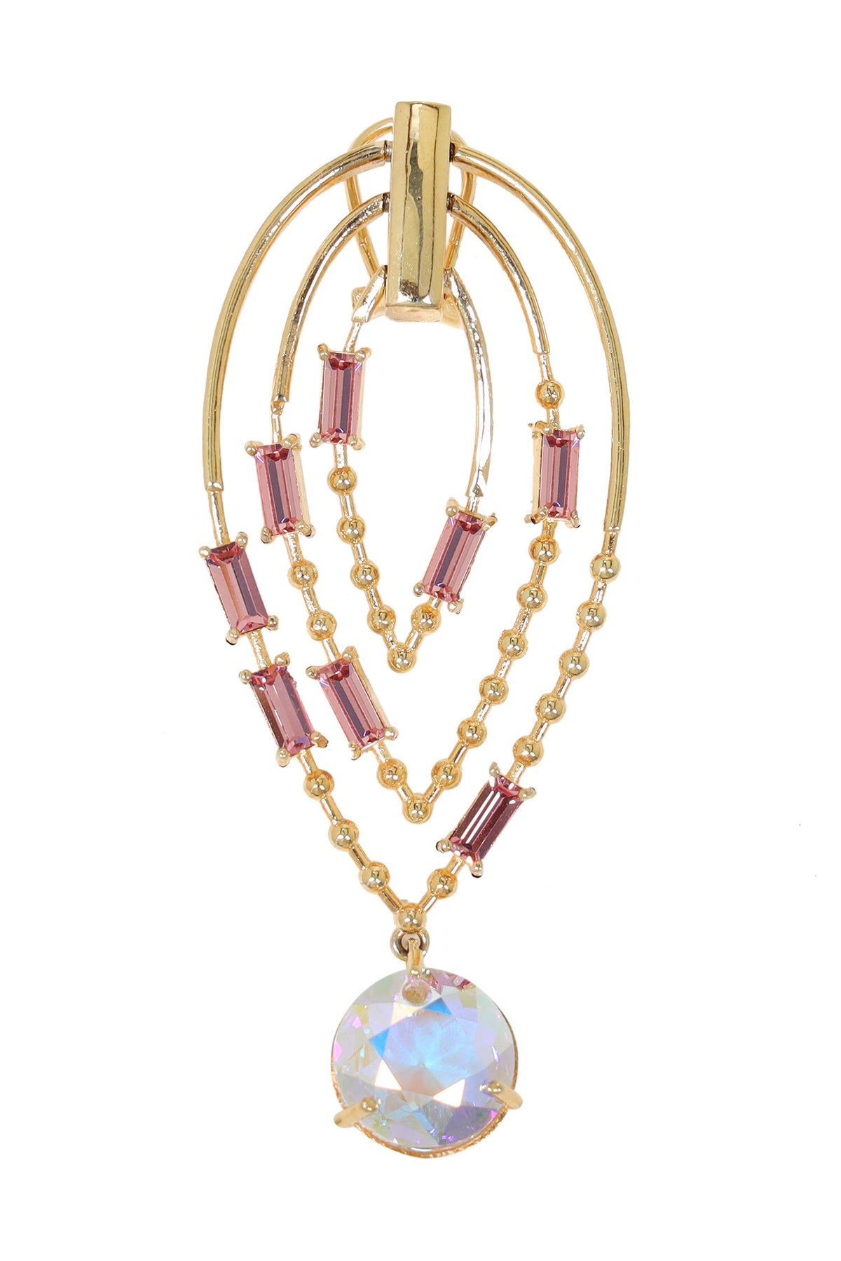 Crystal Cutwork Danglers 