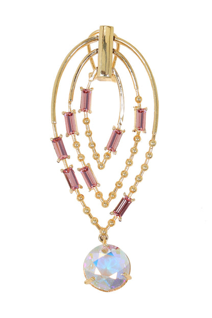 Crystal Cutwork Danglers 