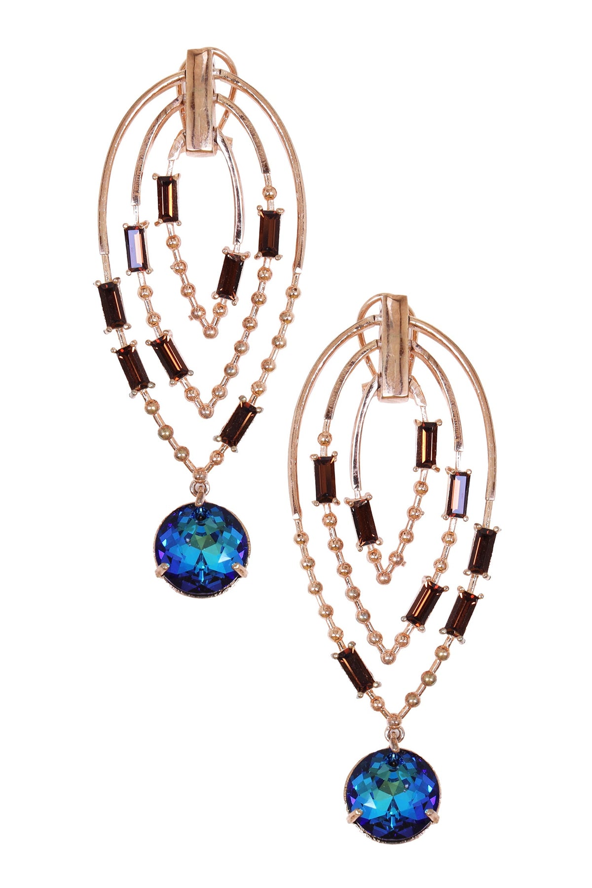 Crystal Cutwork Danglers 