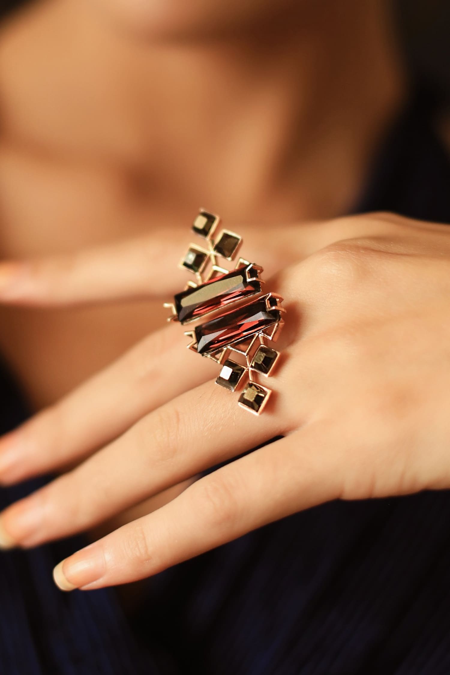 Geometric Crystal Ring 