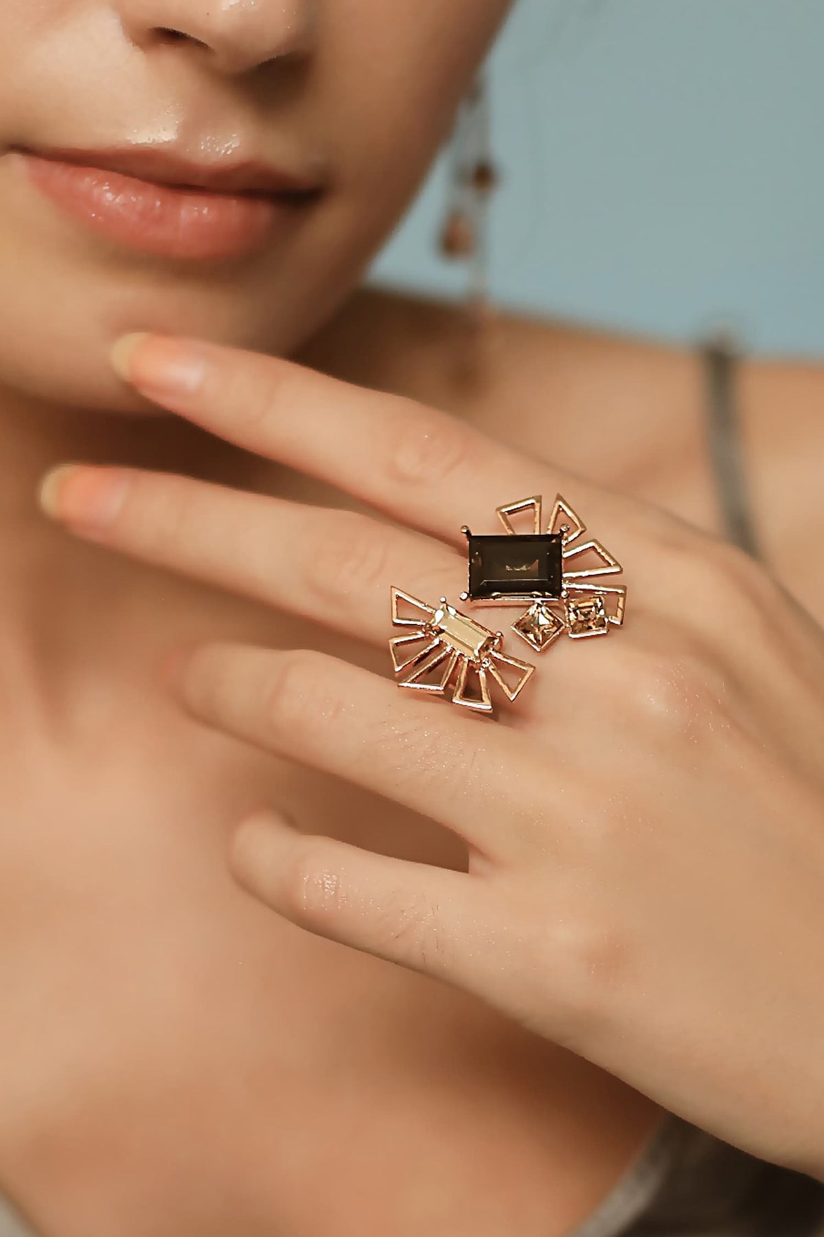 Geometric Crystal Ring 