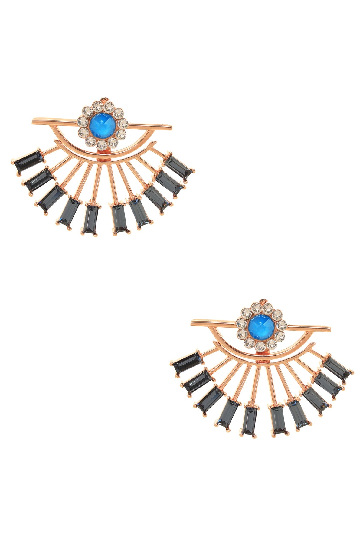 Detachable Evil Eye Earrings 
