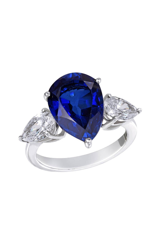 Swarovski Zirconia Pear Ring 