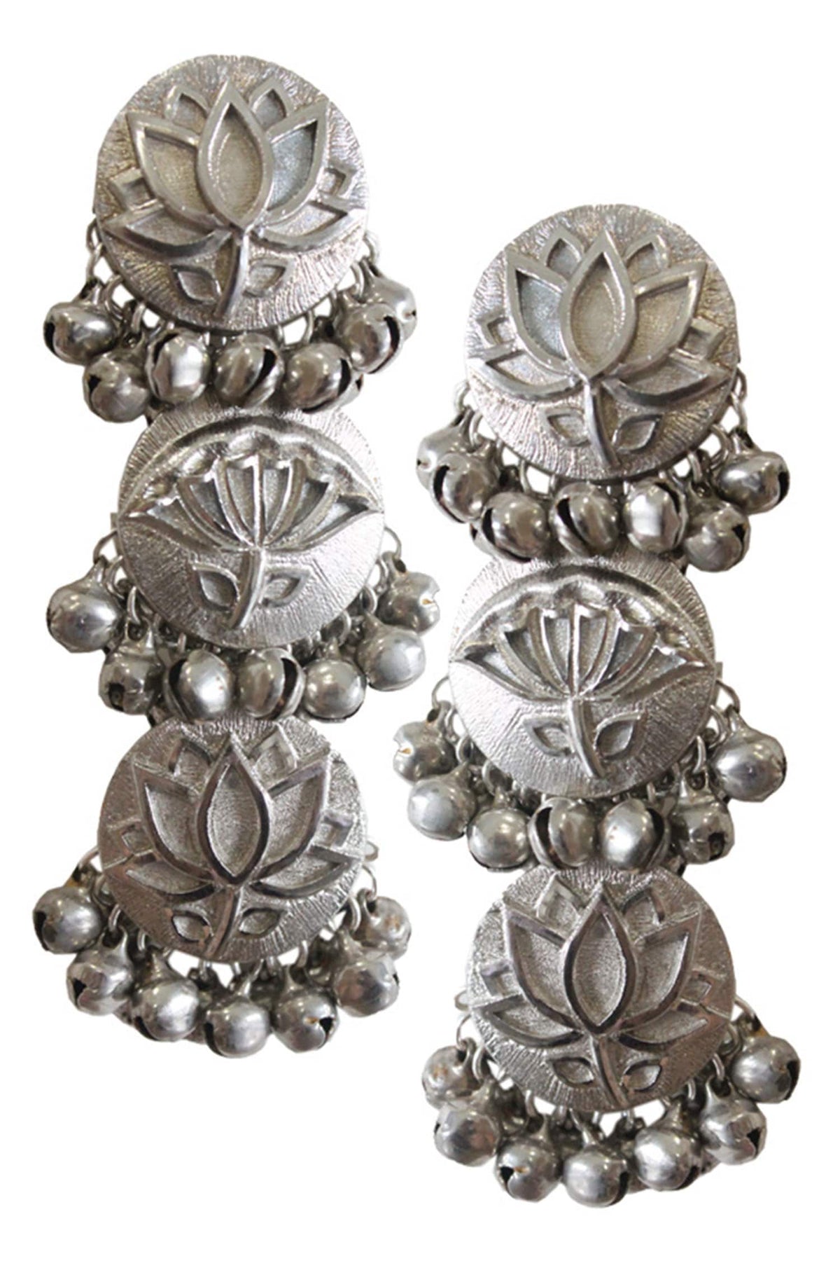  Floral Tiered Danglers 
