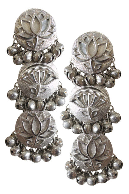  Floral Tiered Danglers 