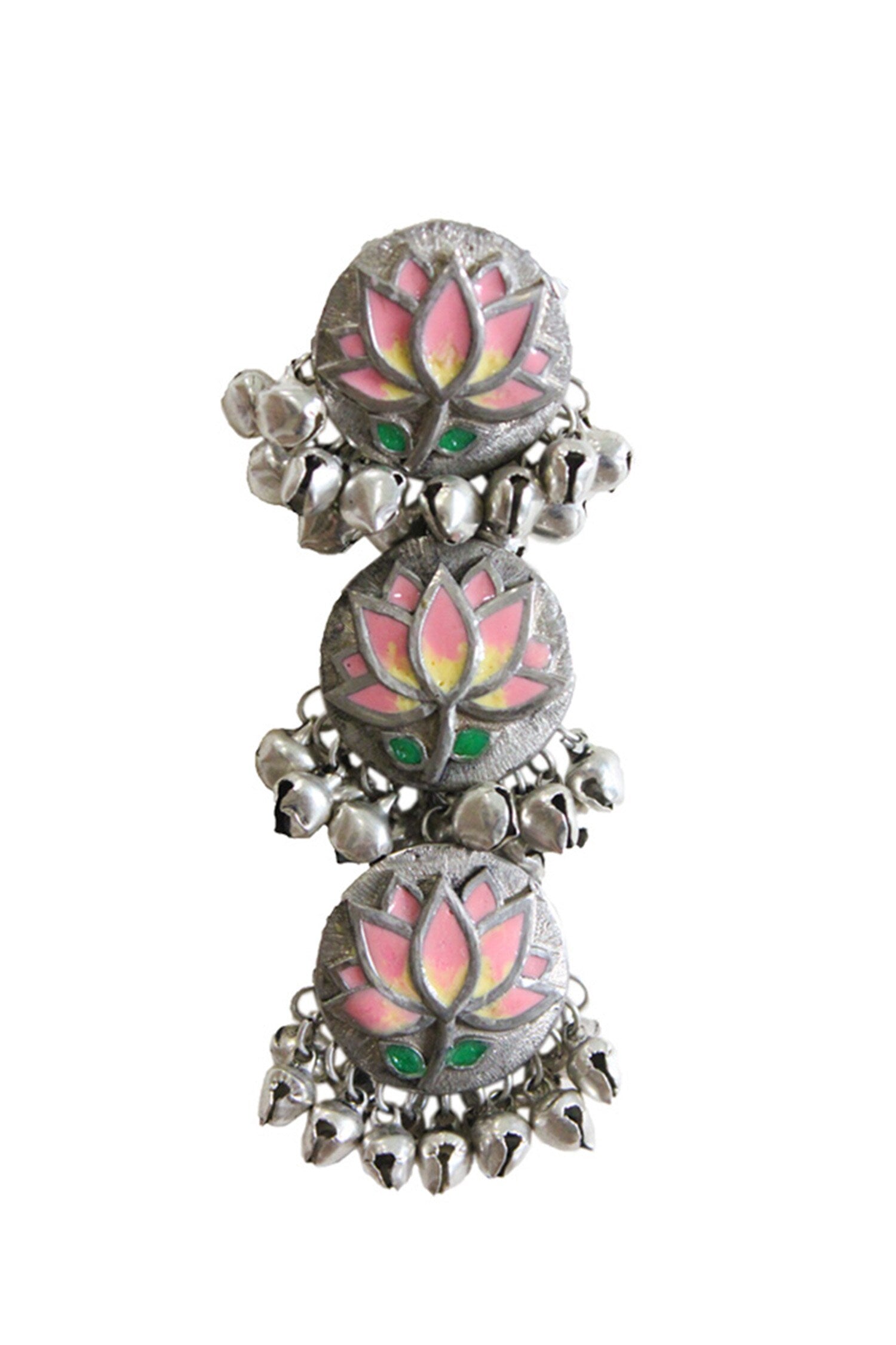  Floral Tiered Danglers 