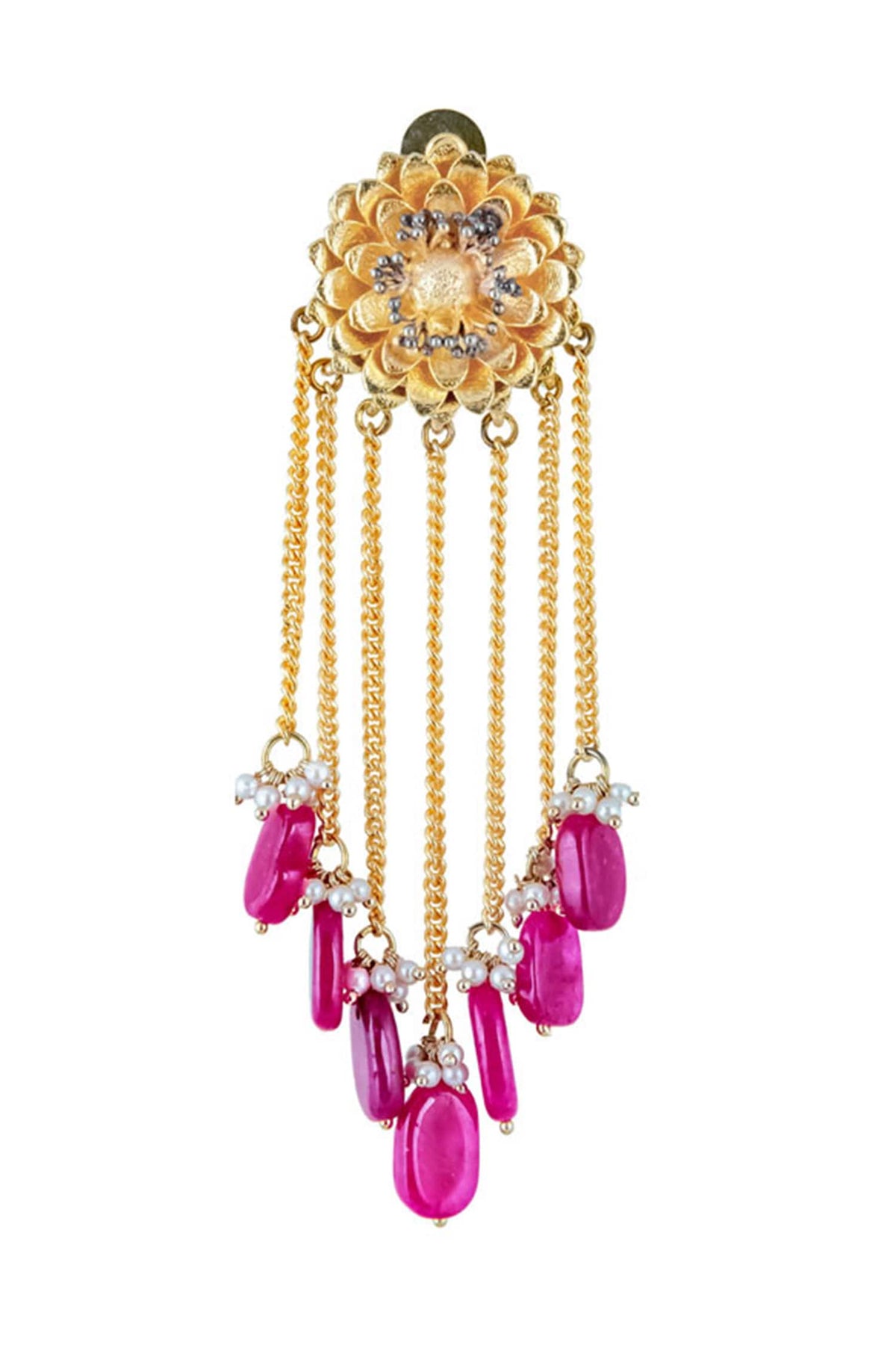 Floral Chain Danglers 